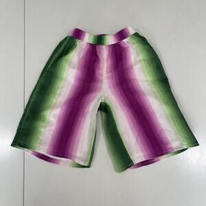 Janie and Jack Shibori Wide Leg Pants 100% Cotton 12-18 Months Lined Pull On NEW